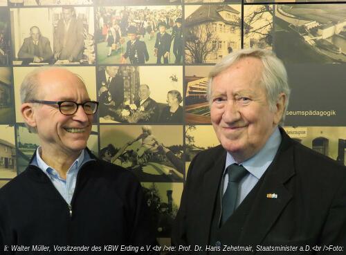 Erding erzählt - Erzählcafé mit Prof. Dr. Hans Zehetmair, Staatsminister a.D.